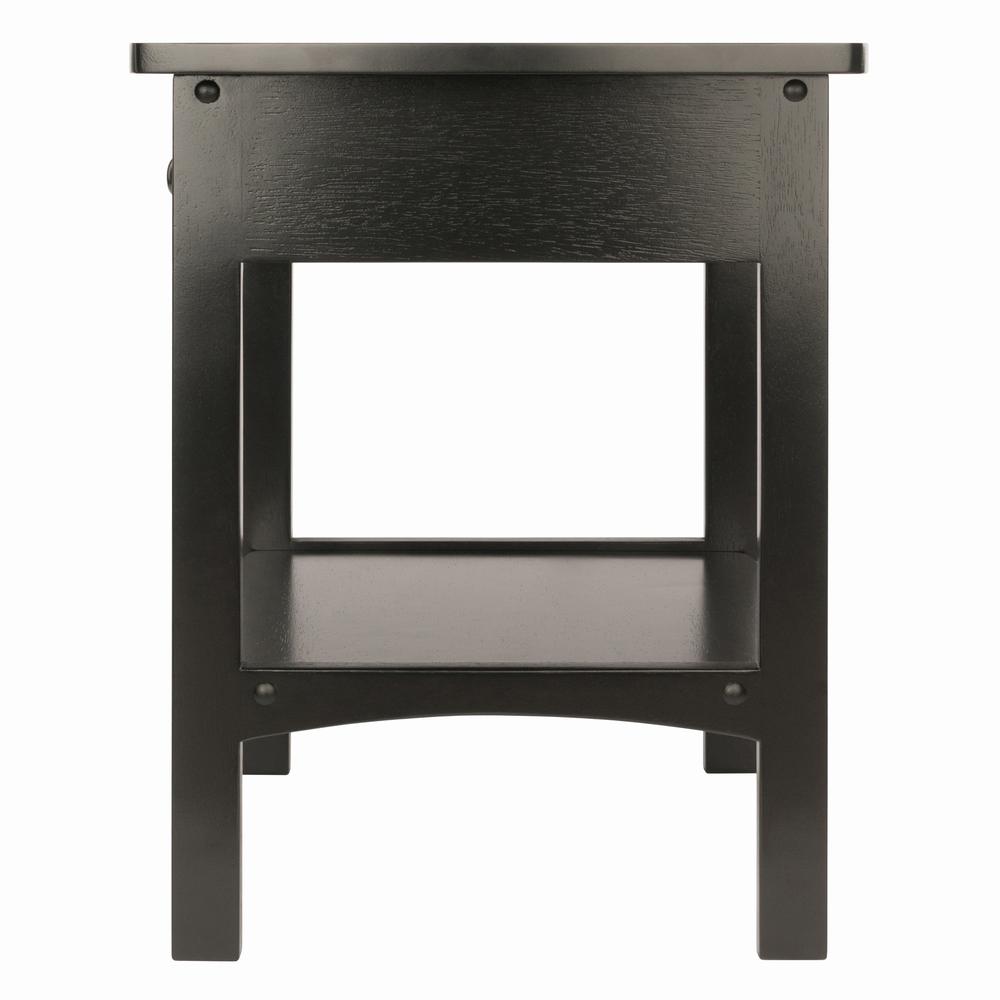 Claire Accent Table Black Finish. Picture 4