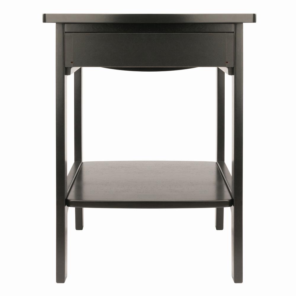 Claire Accent Table Black Finish. Picture 5