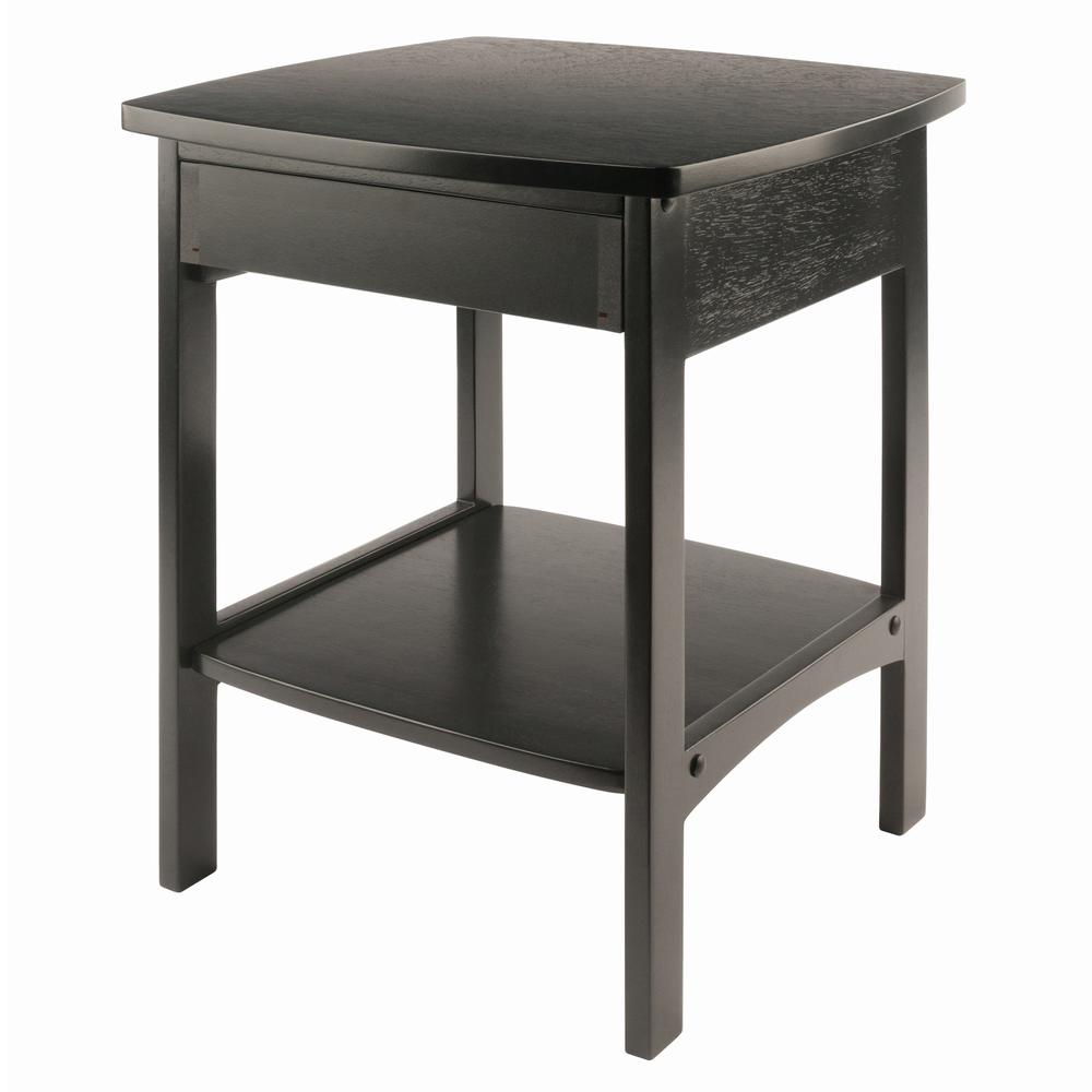 Claire Accent Table Black Finish. Picture 7