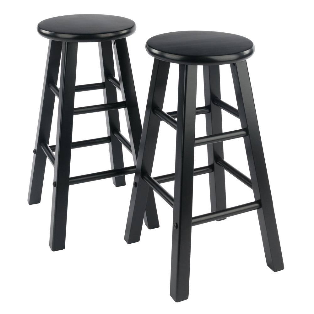 Element Counter Stools, 2-Pc Set, Black. The main picture.