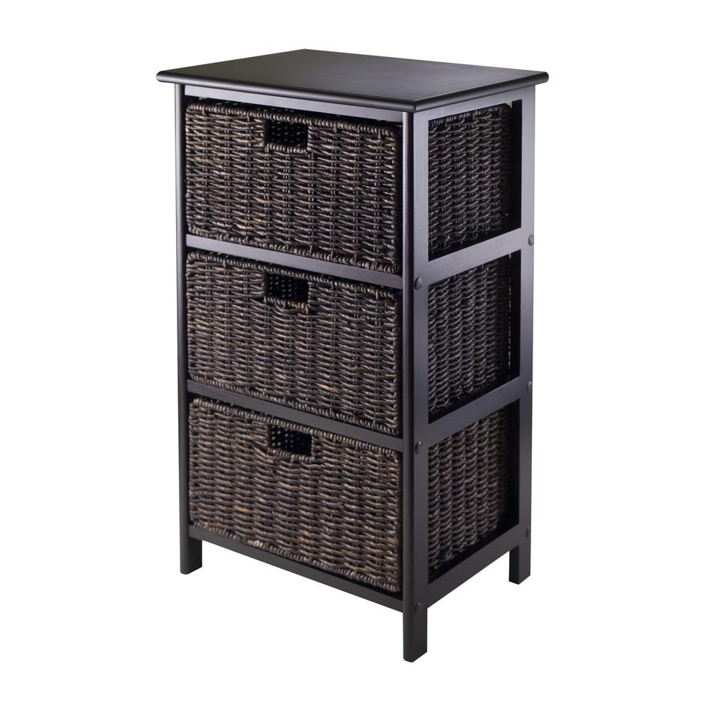 Omaha Storage Rack with 3 Foldable Baskets. Picture 1