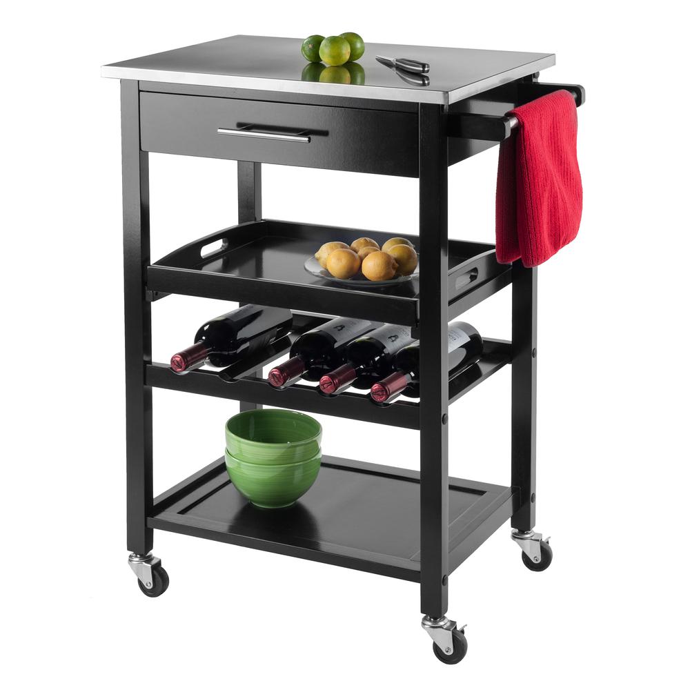 Anthony Kitchen Cart Stainless Steel. The main picture.