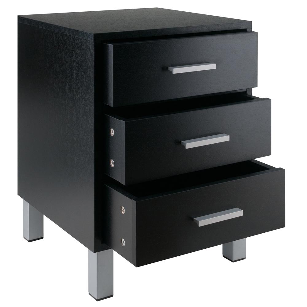 Cawlins Accent Table Black Finish. Picture 4
