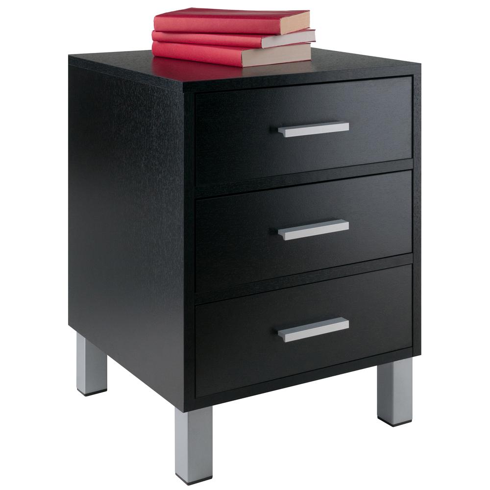 Cawlins Accent Table Black Finish. Picture 6