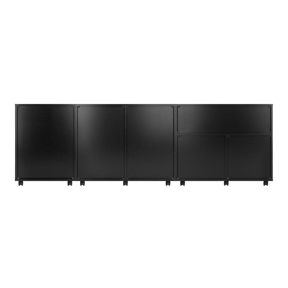 Halifax 3-Pc Storage Cabinet Set, Black. Picture 3