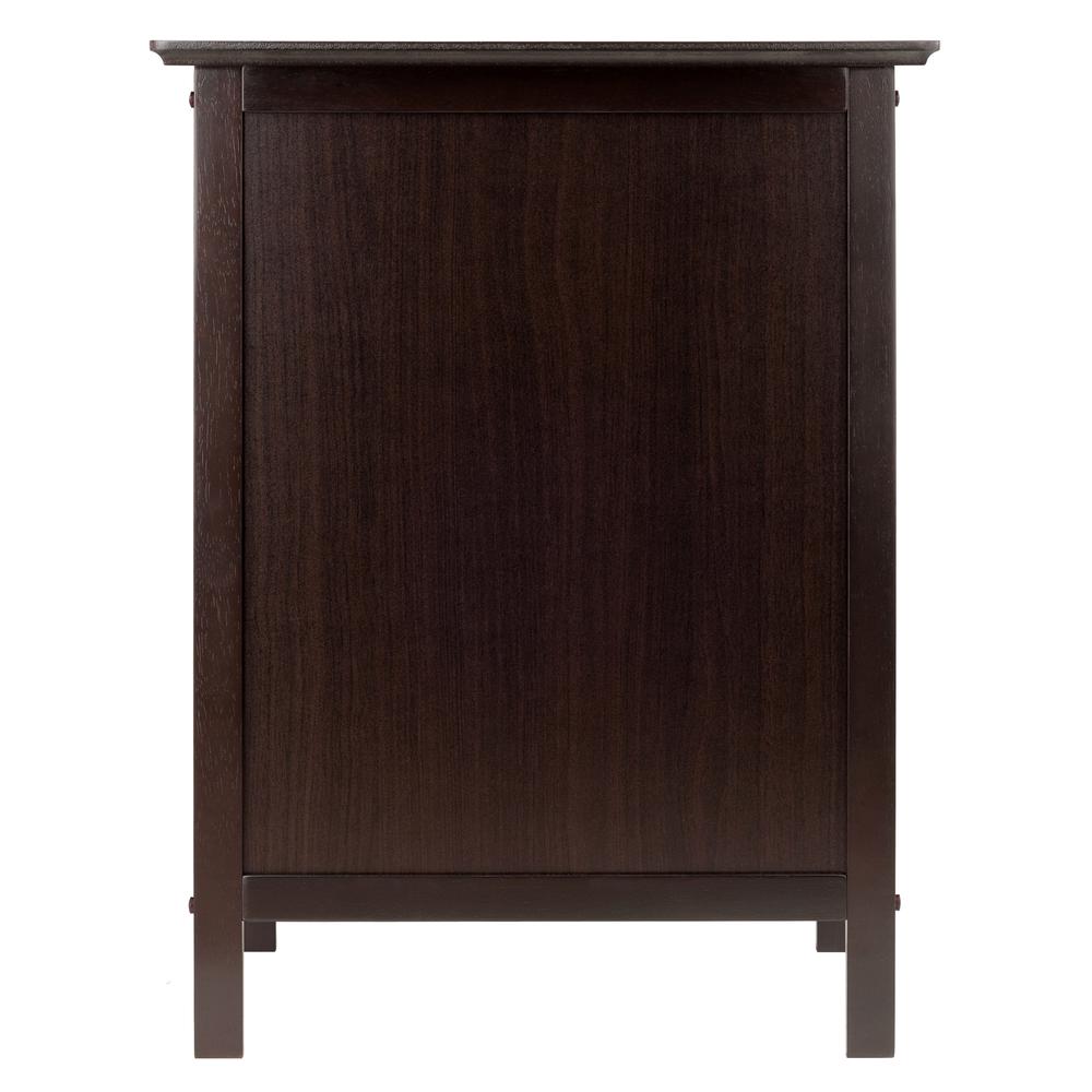 Marcel Accent Table in Coffee Finish. Picture 5