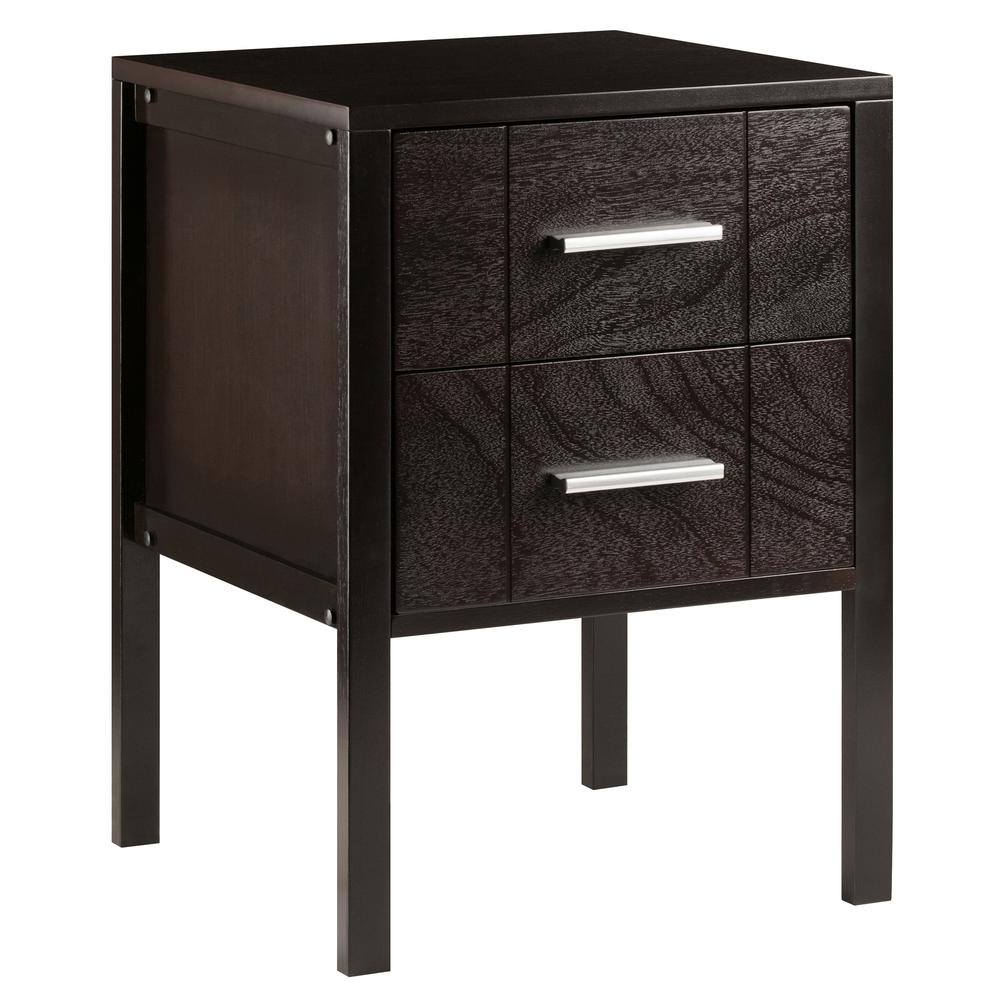 Brielle Accent Table Coffee Finish. Picture 1