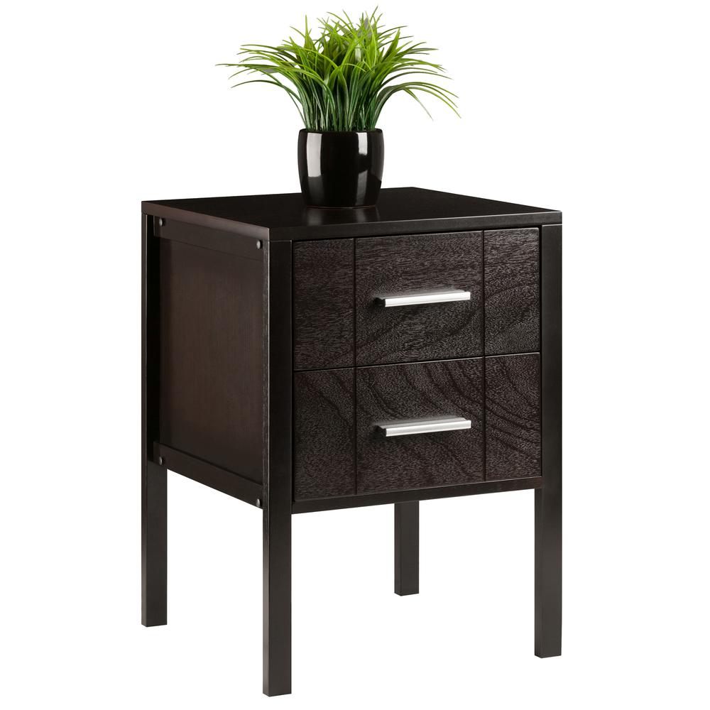 Brielle Accent Table Coffee Finish. Picture 6