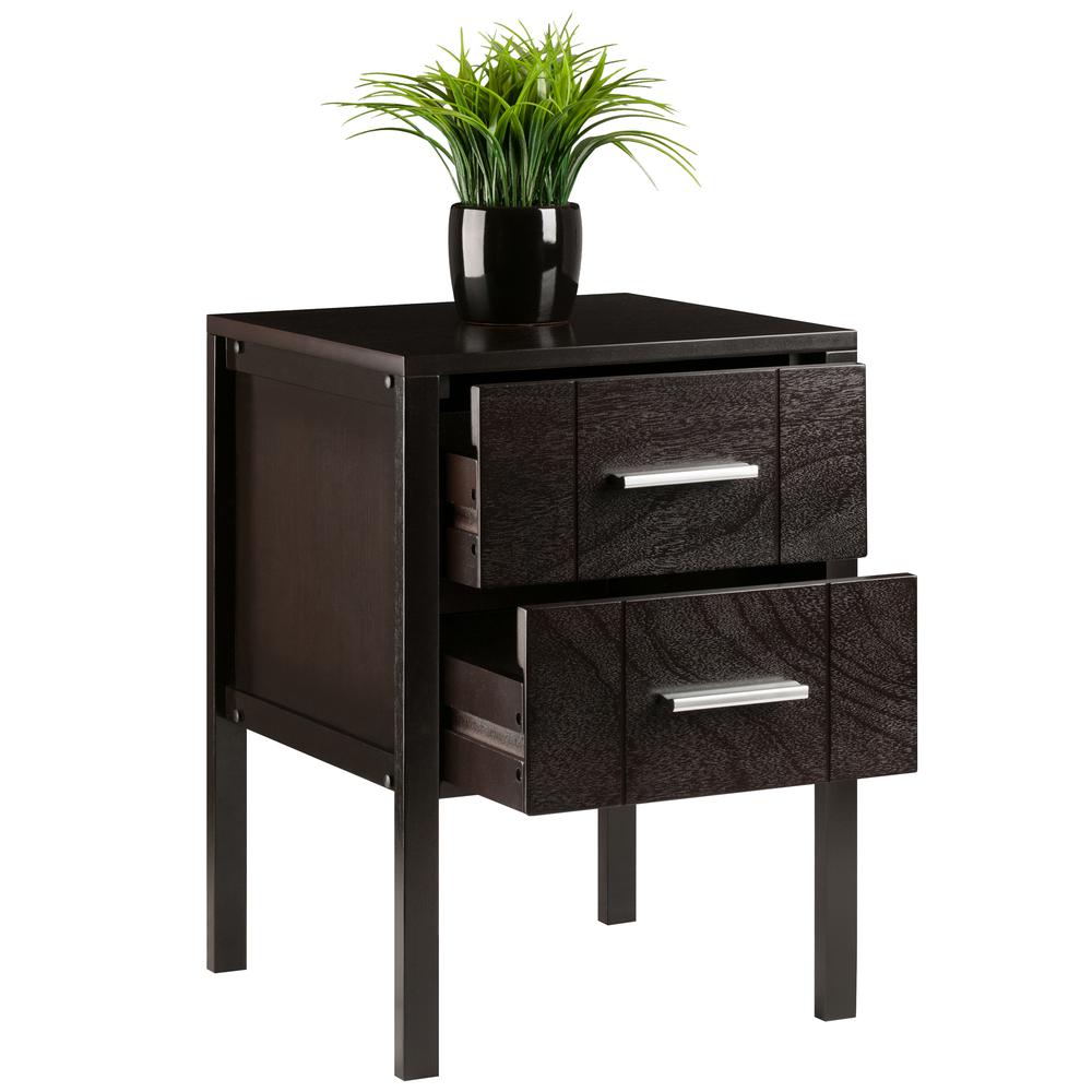 Brielle Accent Table Coffee Finish. Picture 7