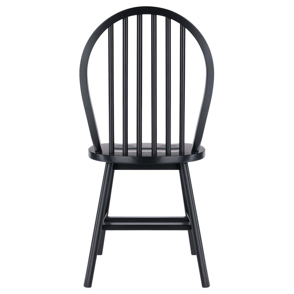 Windsor 2-Pc Chair Set, Black. Picture 6