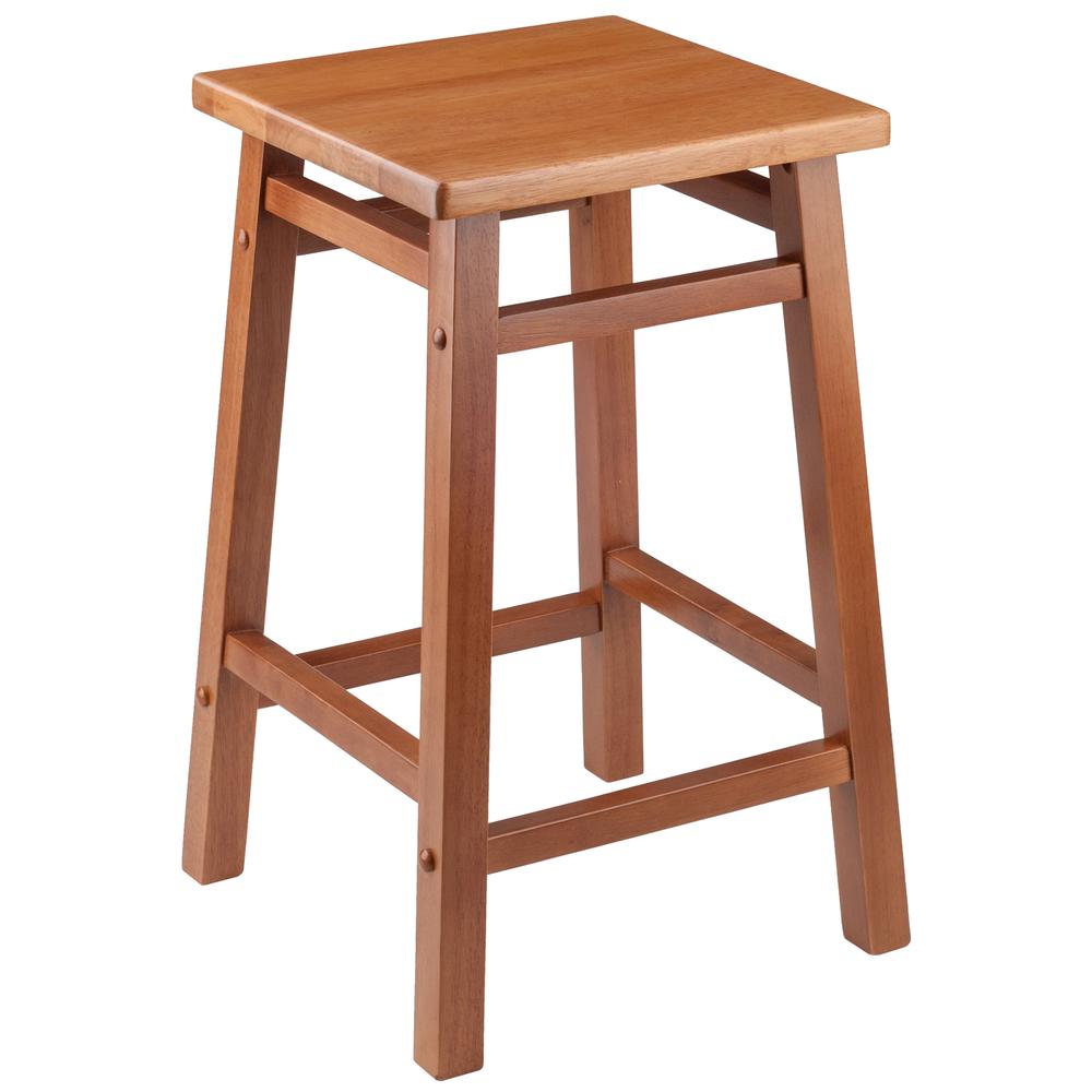 Carter Counter Stool 24", Teak Finish. Picture 2