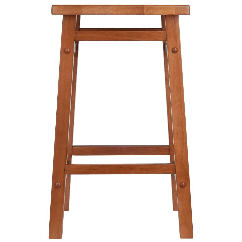 Carter Counter Stool 24", Teak Finish. Picture 3