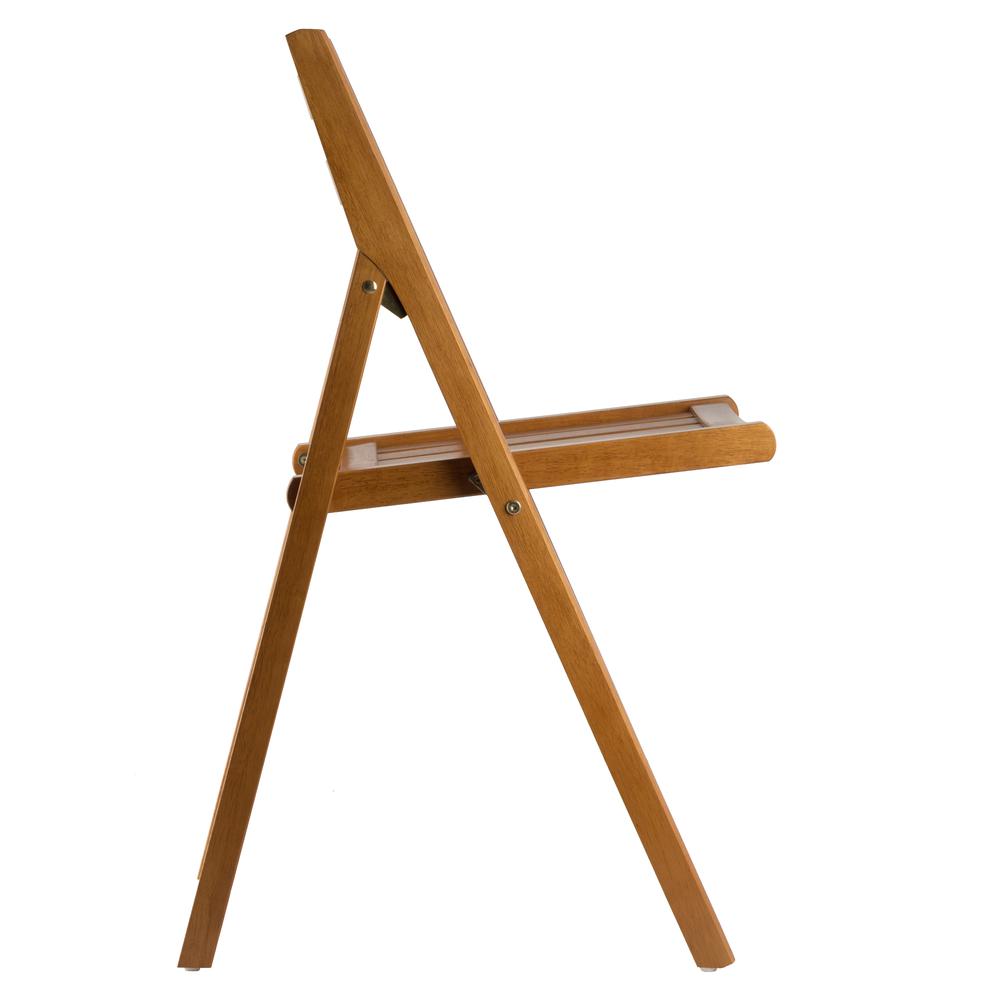 Robin 4-Pc Folding Chair Set, Teak. Picture 4
