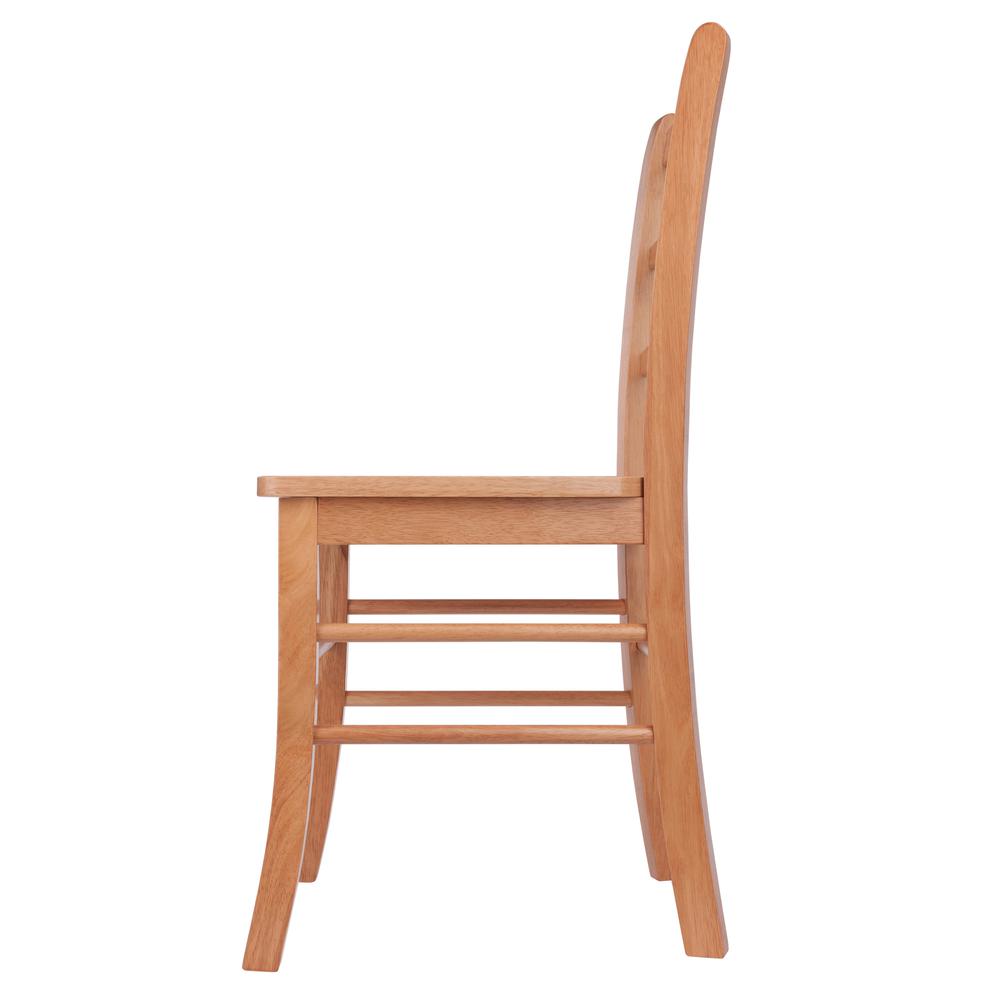 Benjamin 2-PC Set Ladder Back Chair Light Oak. Picture 3