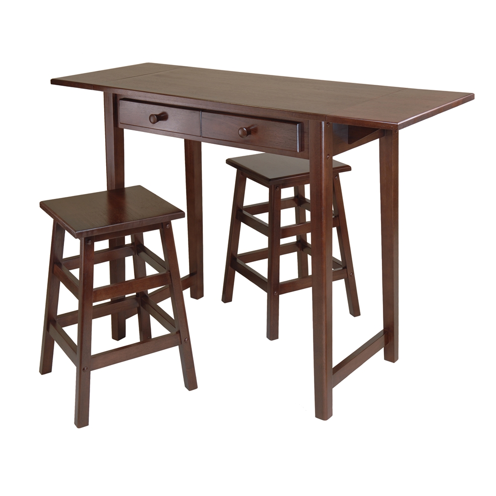Mercer Double Drop Leaf Table with 2 Stools. Picture 2