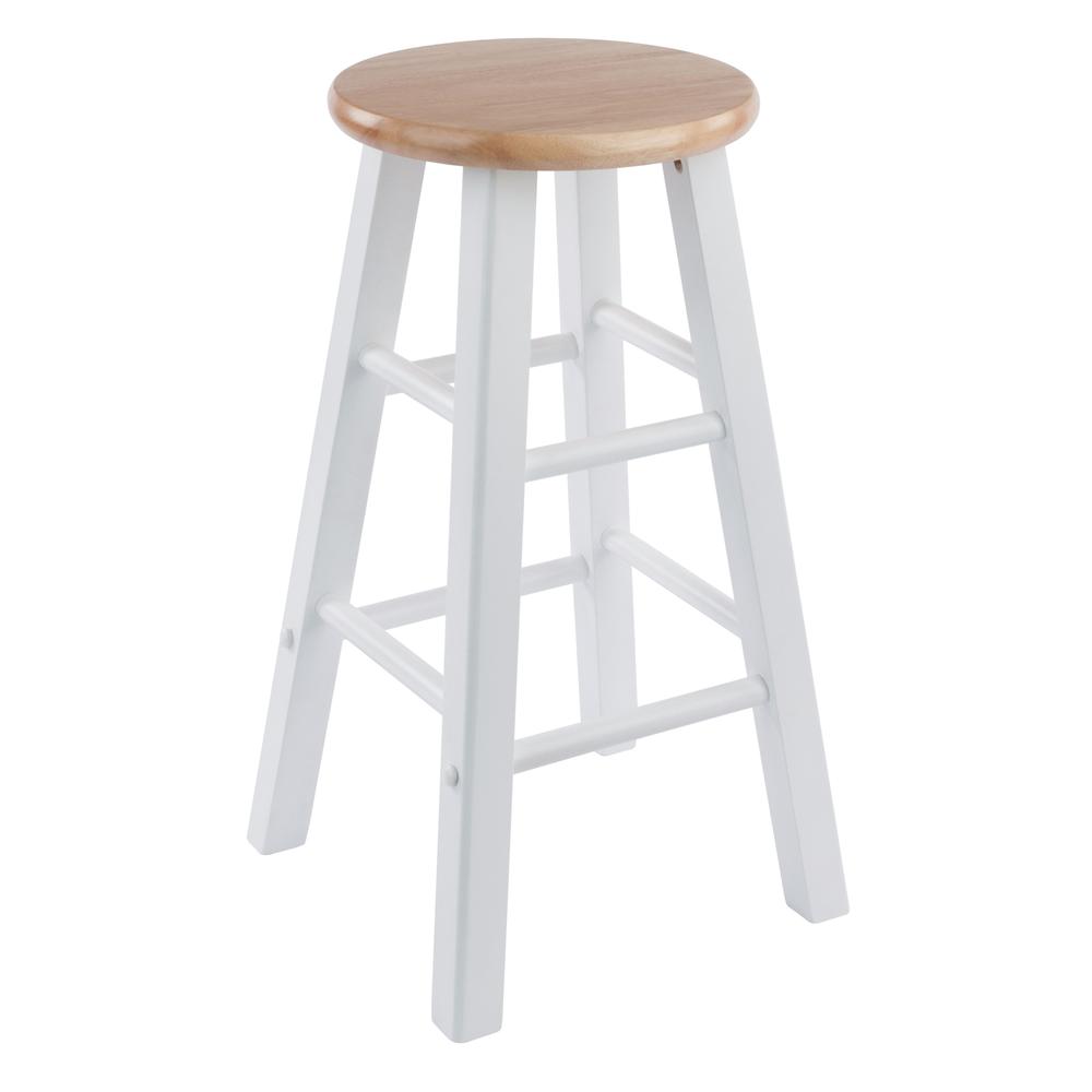 Element Counter Stools, 2-Pc Set, Natural & White. Picture 4
