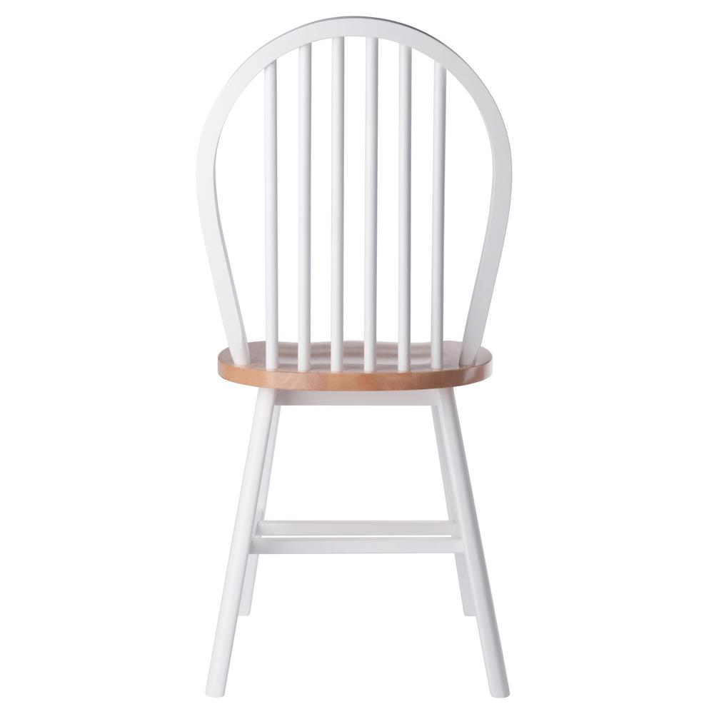 Windsor 2-Pc Chair Set, Natural and White. Picture 5