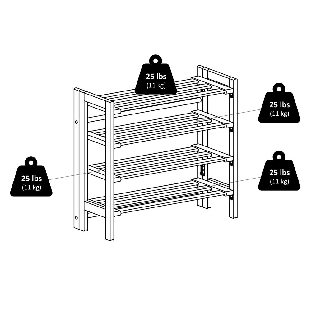 Clifford Foldable Shoe Rack. Picture 7
