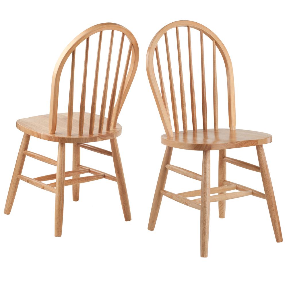 Windsor Arrow-back Chairs, 2-Pc Set, Natural. The main picture.