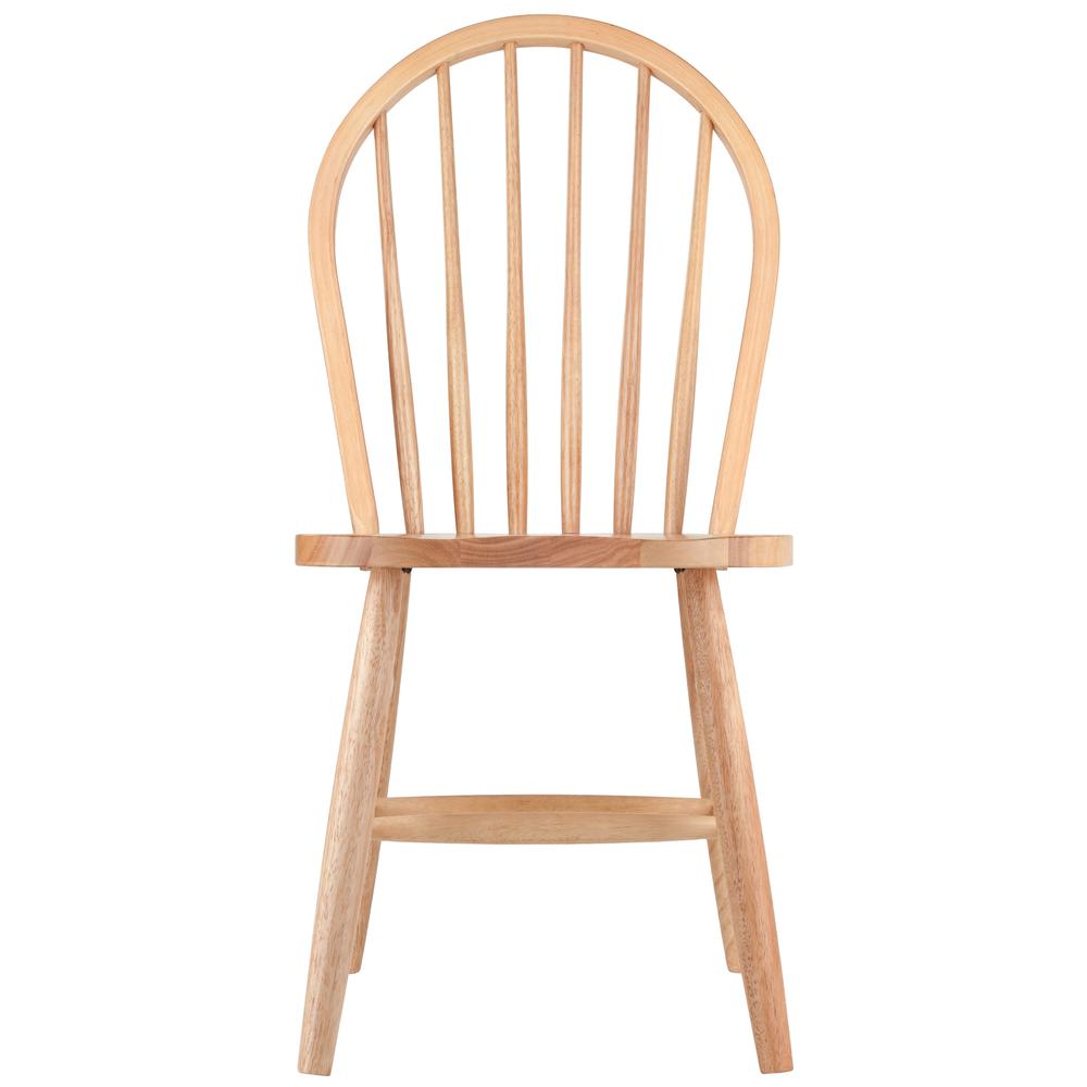 Windsor Arrow-back Chairs, 2-Pc Set, Natural. Picture 2