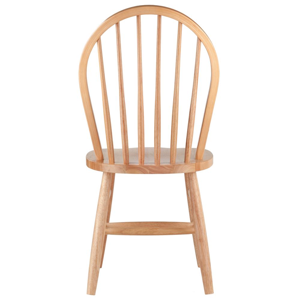 Windsor Arrow-back Chairs, 2-Pc Set, Natural. Picture 4