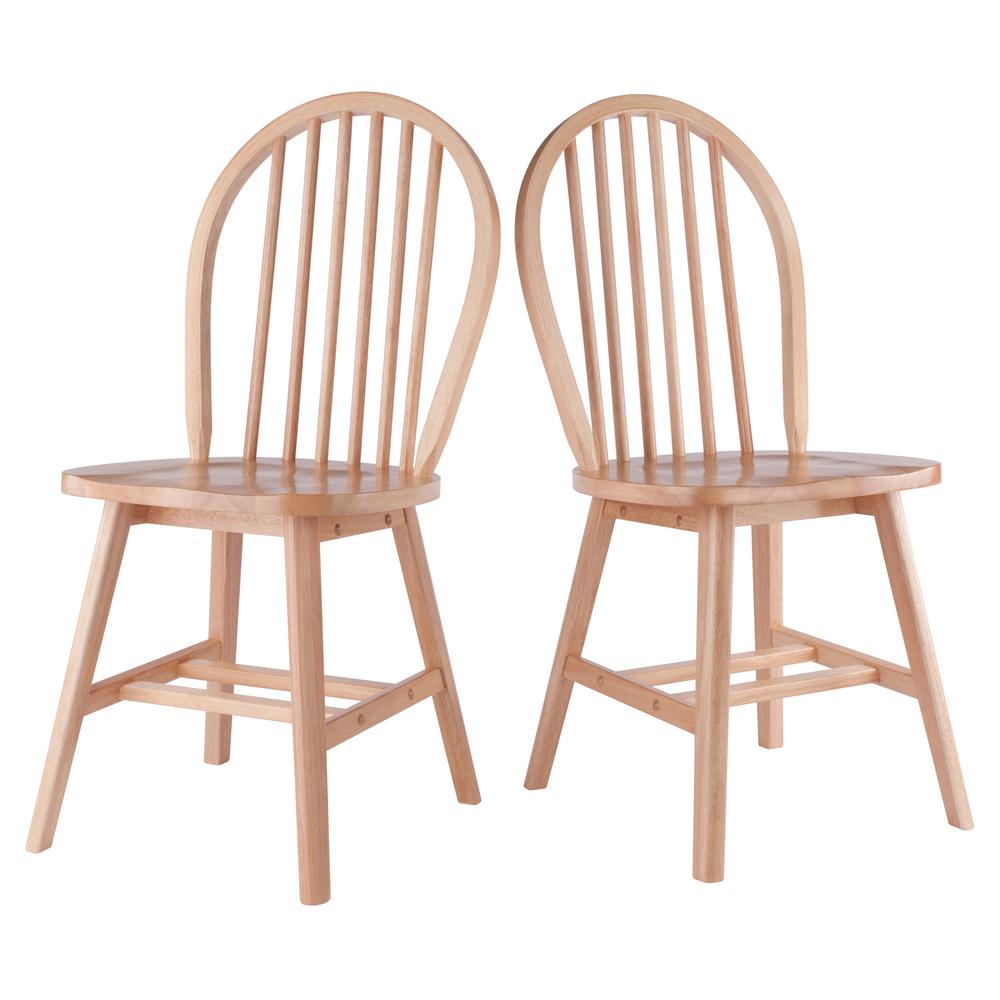 Windsor 2-Pc Chair Set, Natural. Picture 1