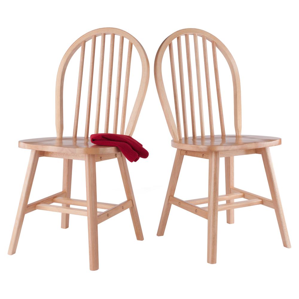 Windsor 2-Pc Chair Set, Natural. Picture 7