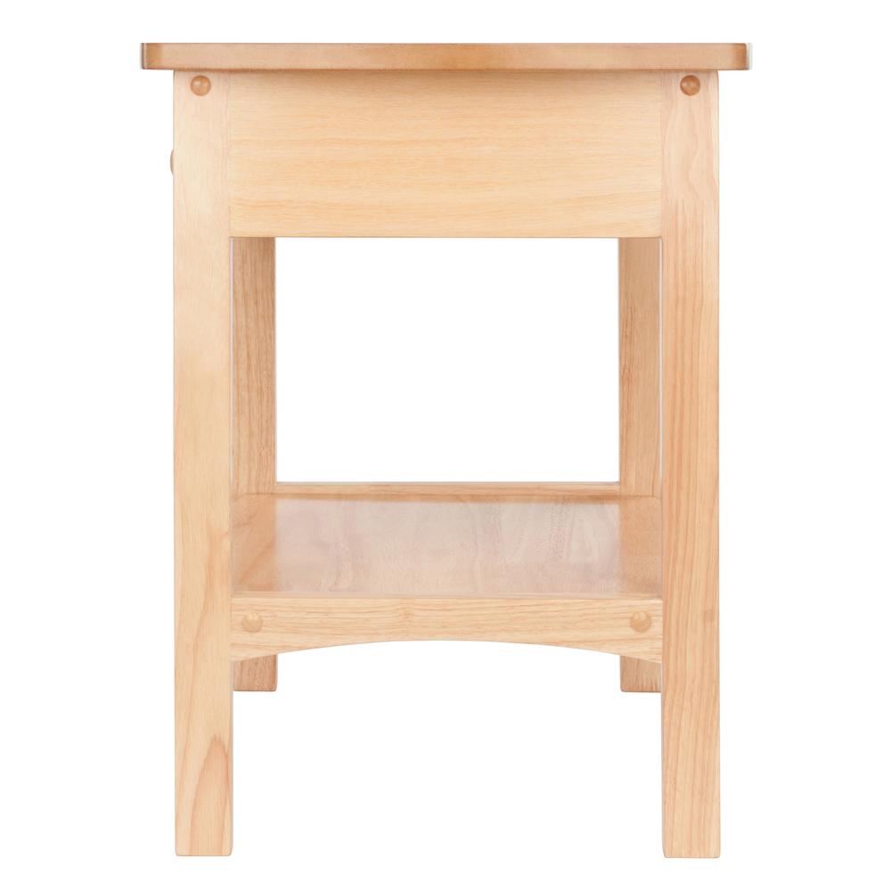 Claire Accent Table Natural Finish. Picture 4