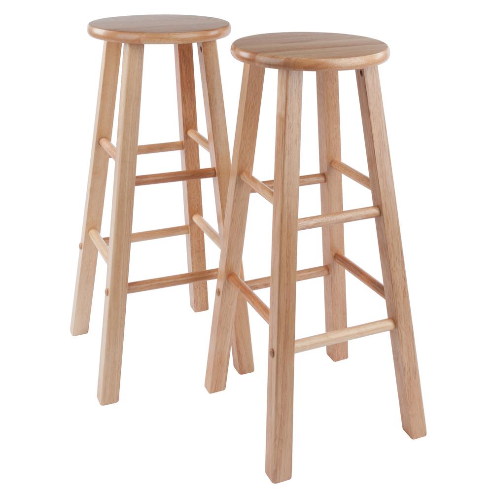 Element Bar Stools, 2-Pc Set, Natural. The main picture.