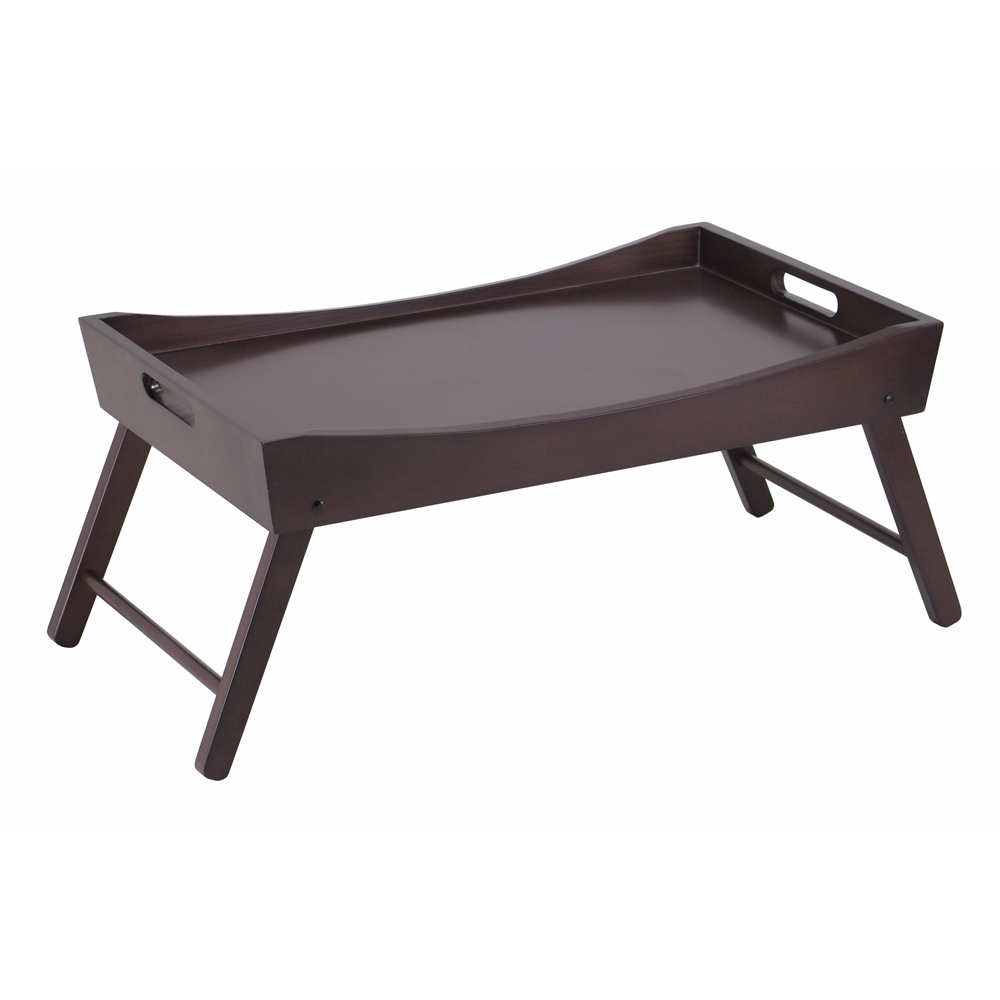 Benito Bed Tray with Curved Top, Foldable Legs. Picture 1