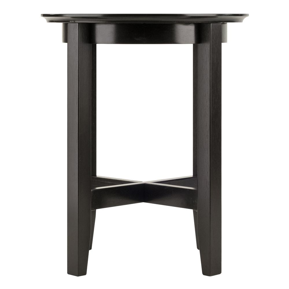 Toby End Table in Espresso Finish. Picture 1