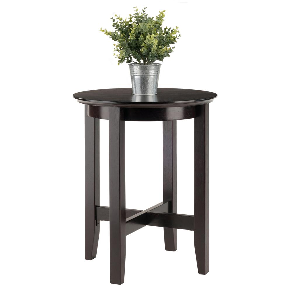 Toby End Table in Espresso Finish. Picture 3