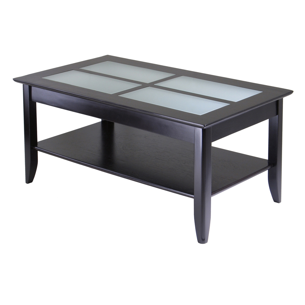 Syrah Coffee Table with Frosted Glass. The main picture.