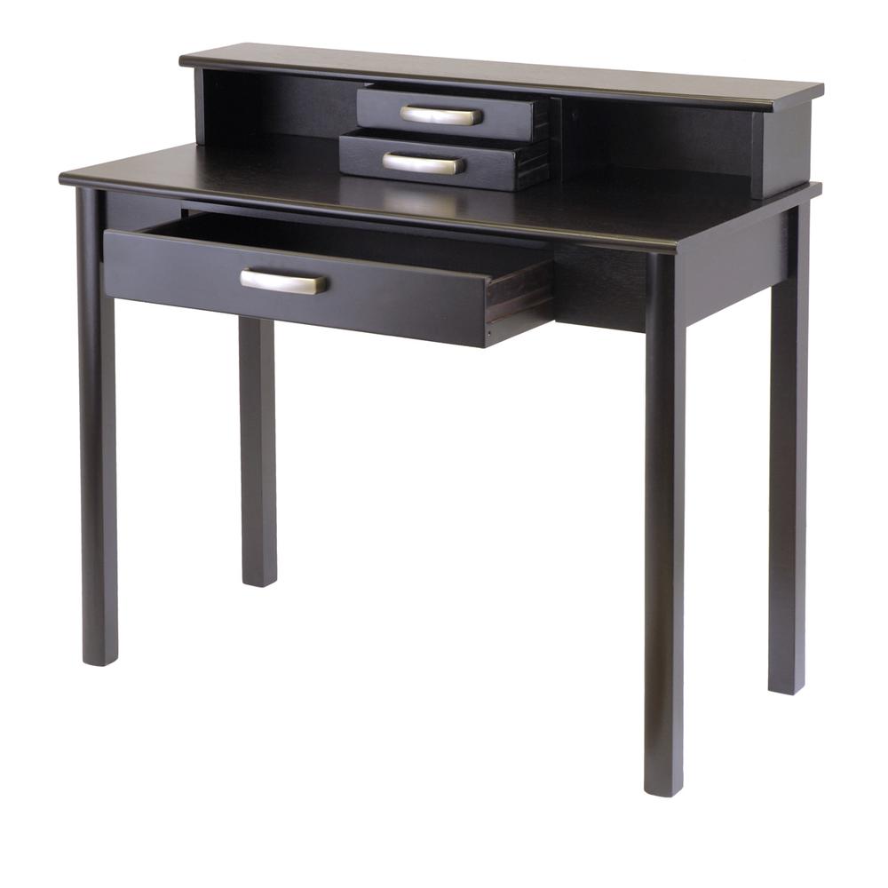 Liso 2pc Home Office Set, Writing Desk with Hutch. The main picture.