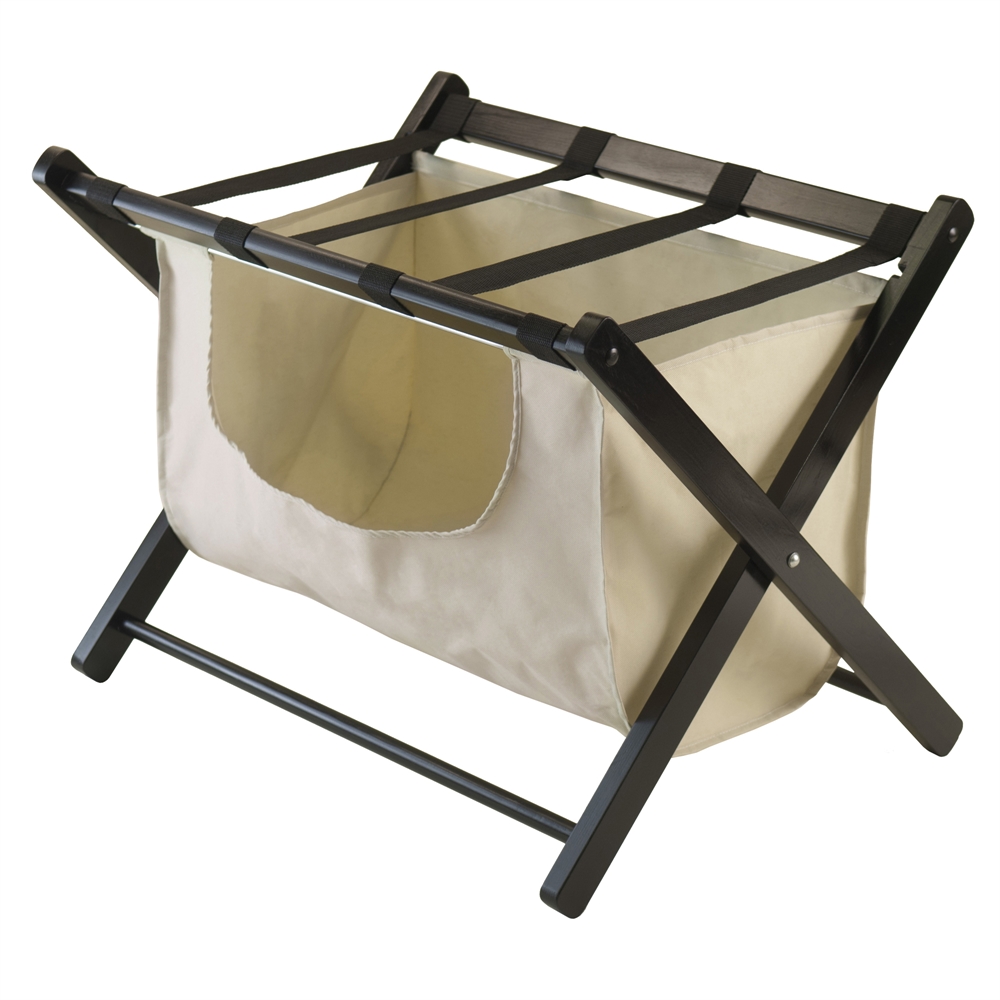 Dora Luggage Rack with removable fabric basket. Picture 1