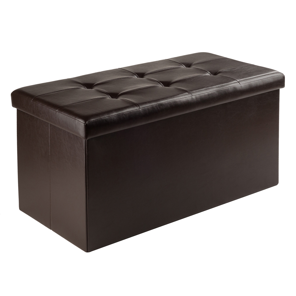 Ashford Ottoman with Storage Faux Leather. The main picture.