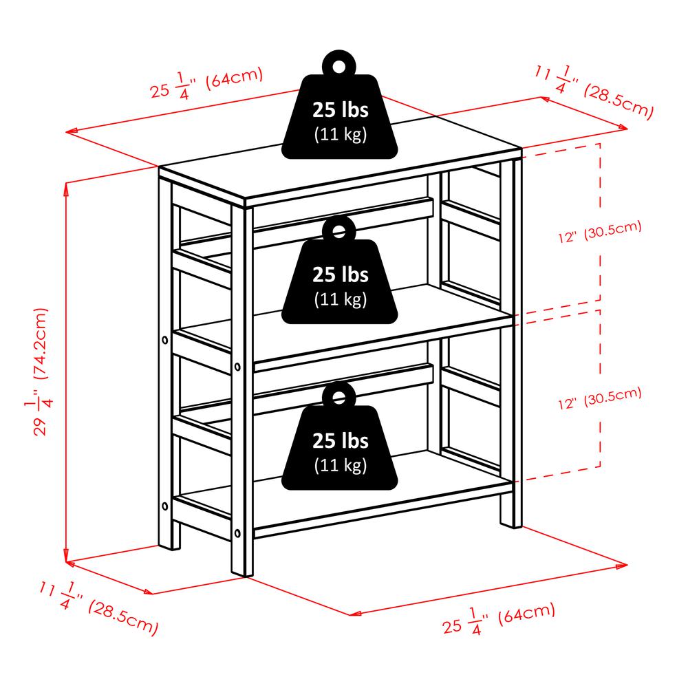 Leo 4pc Shelf with 3 Baskets; Shelf with one Large and 2 small baskets; 2 cartons. Picture 2