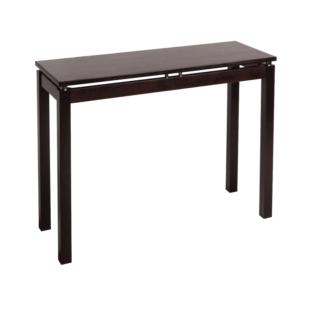 Linea Console / Hall Table with Chrome Accent. Picture 1