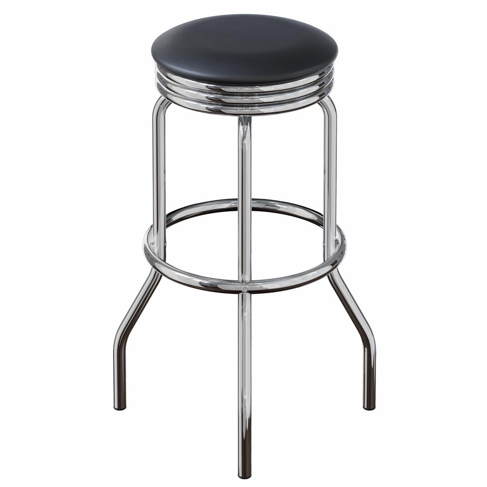 Summit 2-PC Swivel Stools with Faux Leather. Picture 7