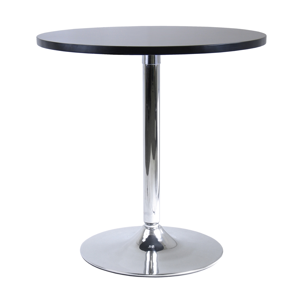 Spectrum 29" Round Dinning Table with Metal Leg. The main picture.