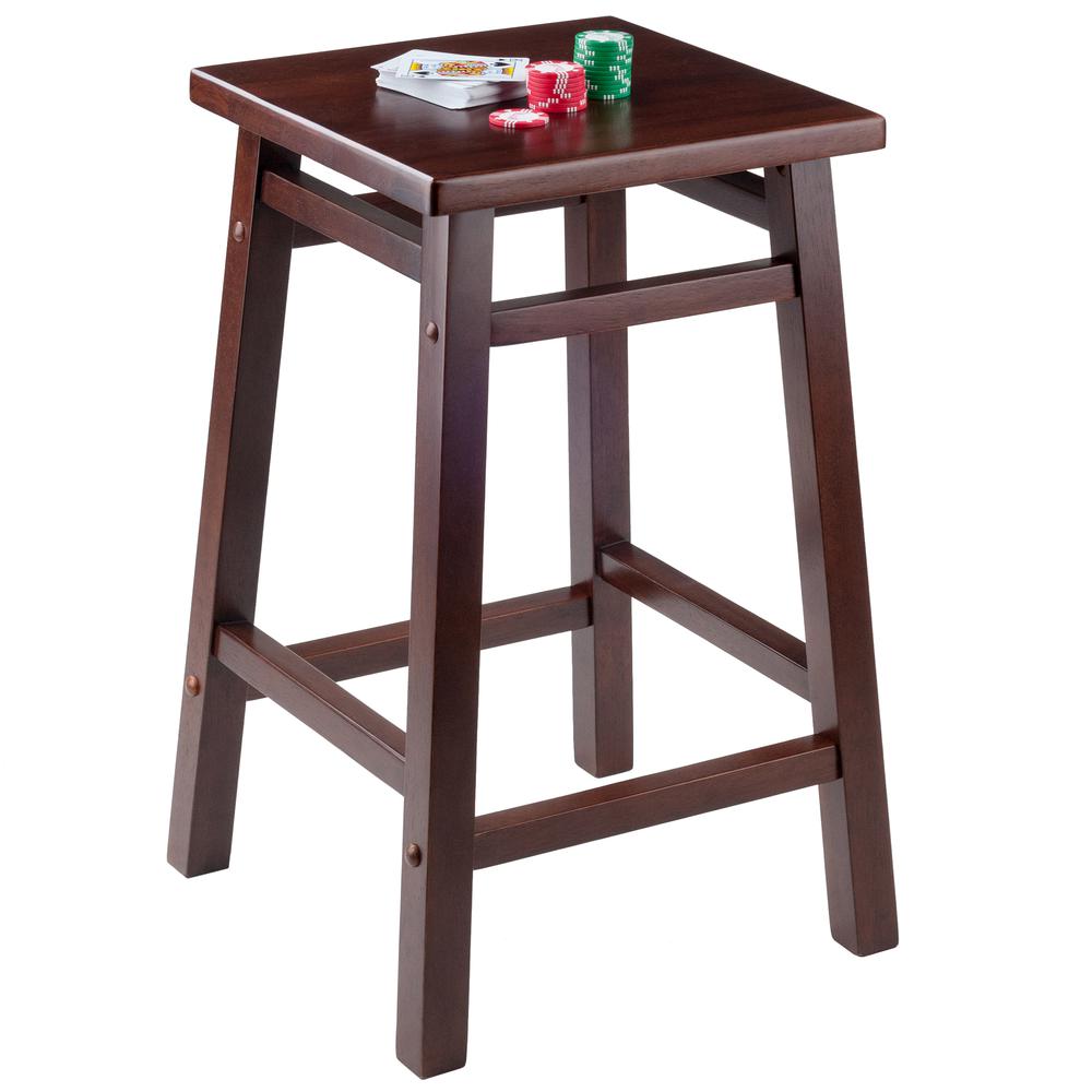 Carter Counter Stool 24", Walnut Finish. Picture 3