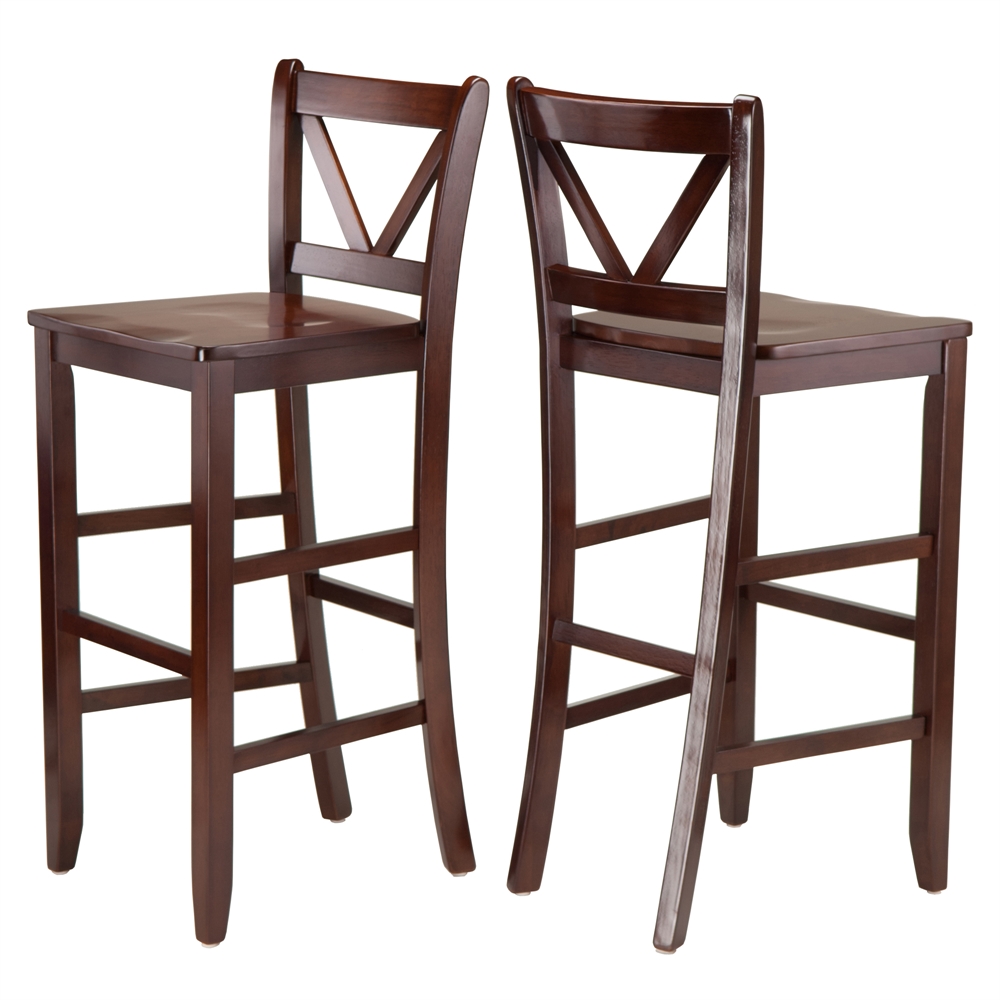 Victor 2-pc 29" V Back Bar Stools. The main picture.