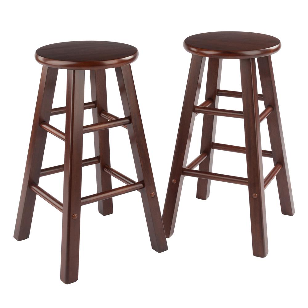 Element Counter Stools, 2-Pc Set, Walnut. Picture 8