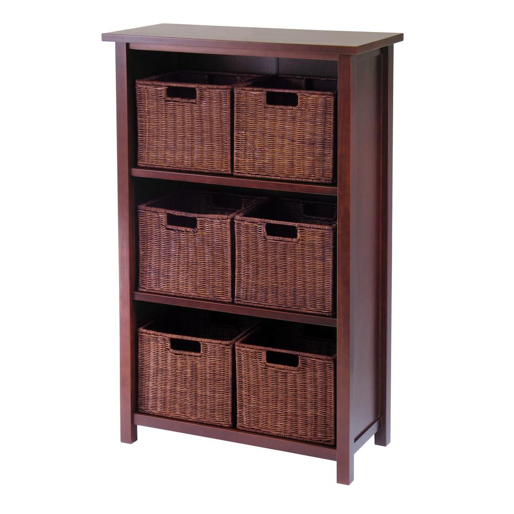 Milan 7-Pc Cabinet/Shelf with Baskets; 6 Small. The main picture.