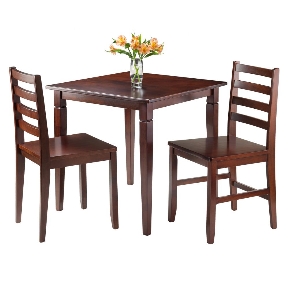 Kingsgate 3-Pc Dinning Table with 2 Hamilton Ladder Back Chairs. Picture 2