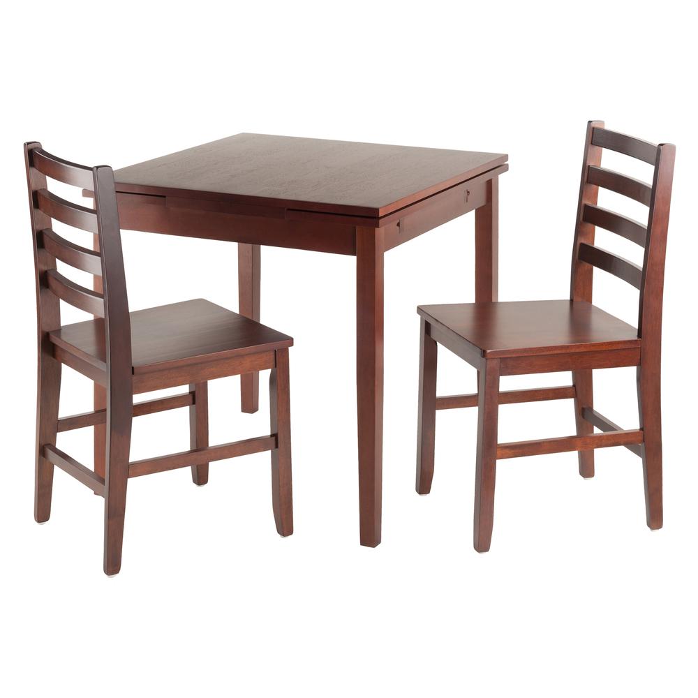 Pulman 3-Pc Set Extension Table w/ 2 Ladder Back Chairs. The main picture.