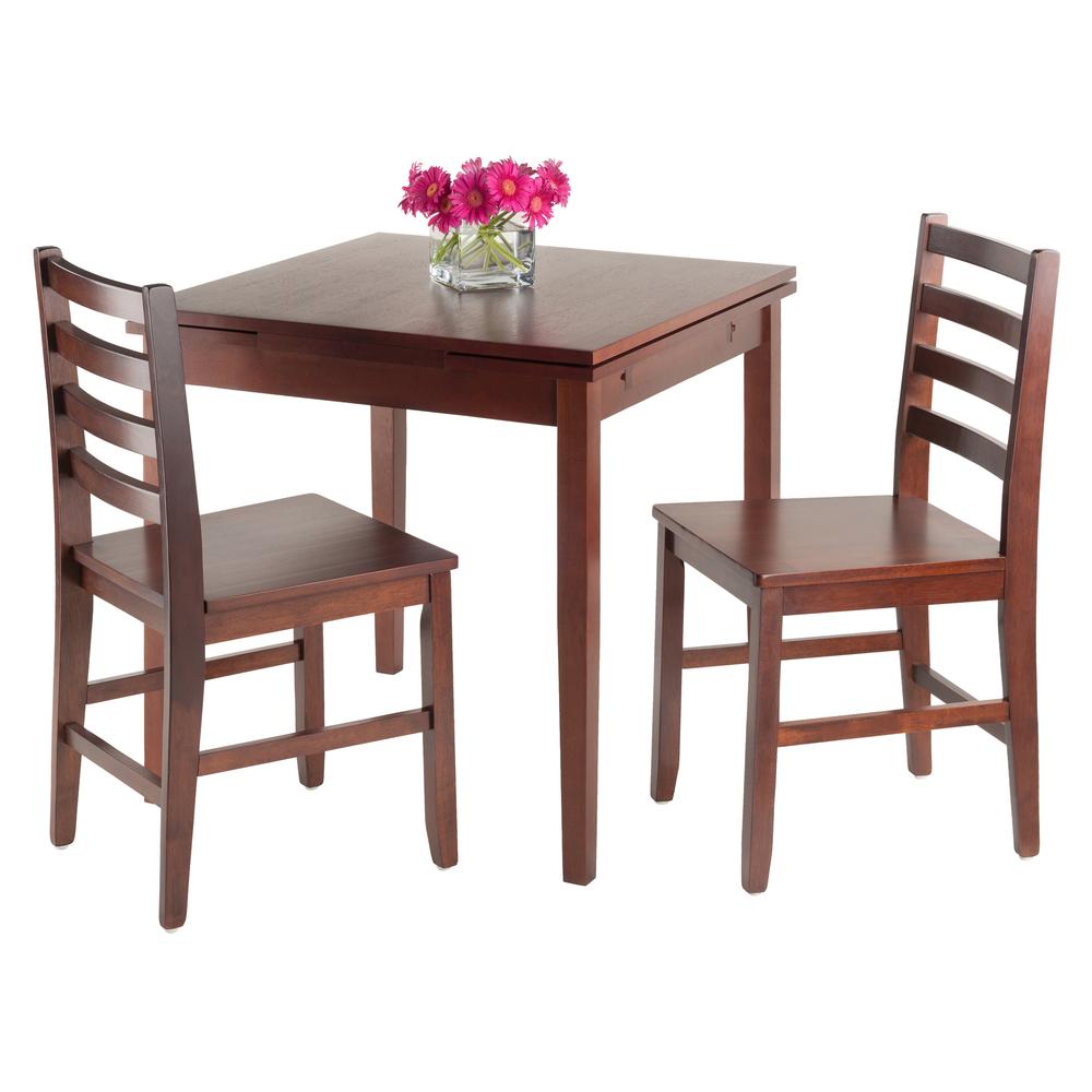 Pulman 3-Pc Set Extension Table w/ 2 Ladder Back Chairs. Picture 4