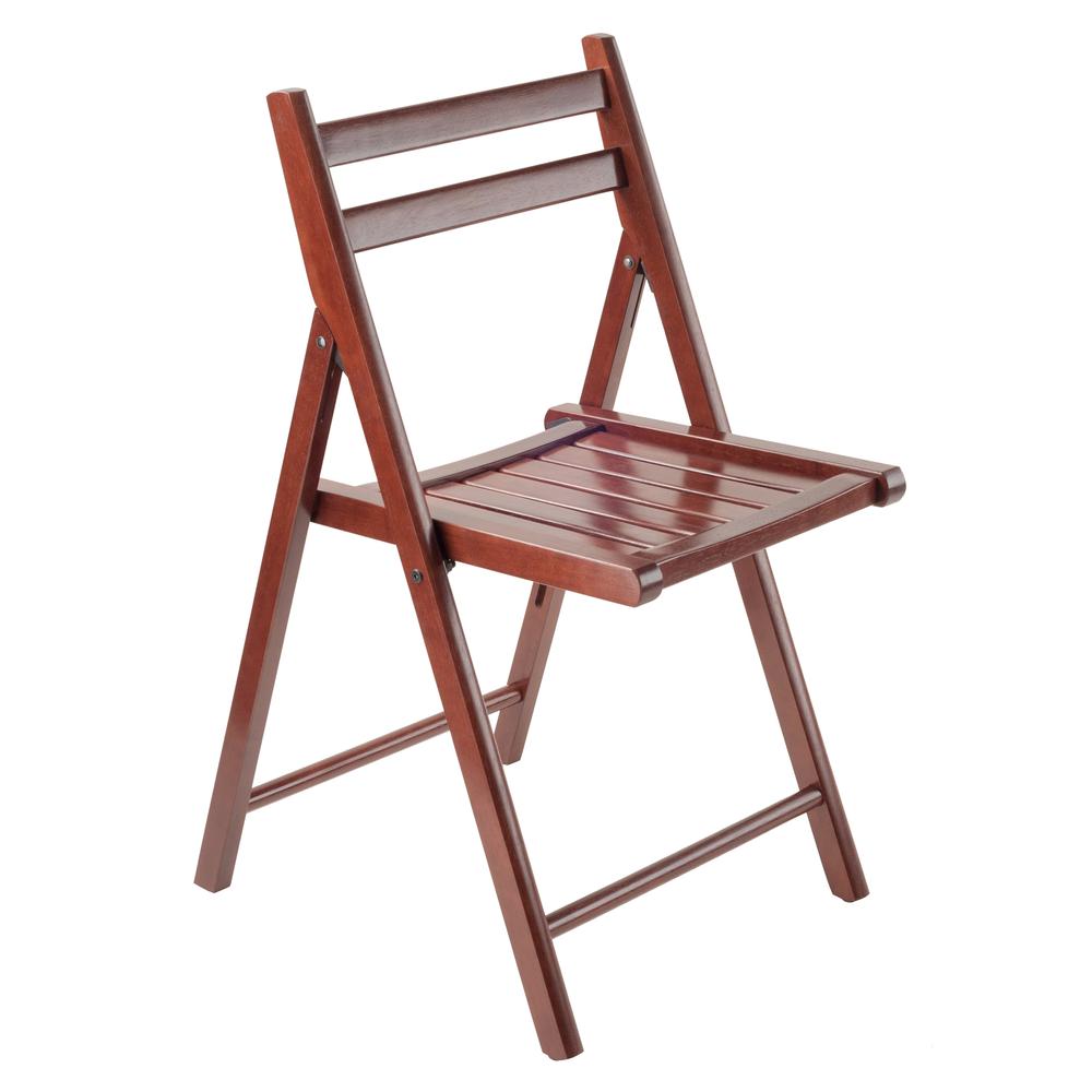 Robin 4-PC Folding Chair Set Walnut. Picture 1