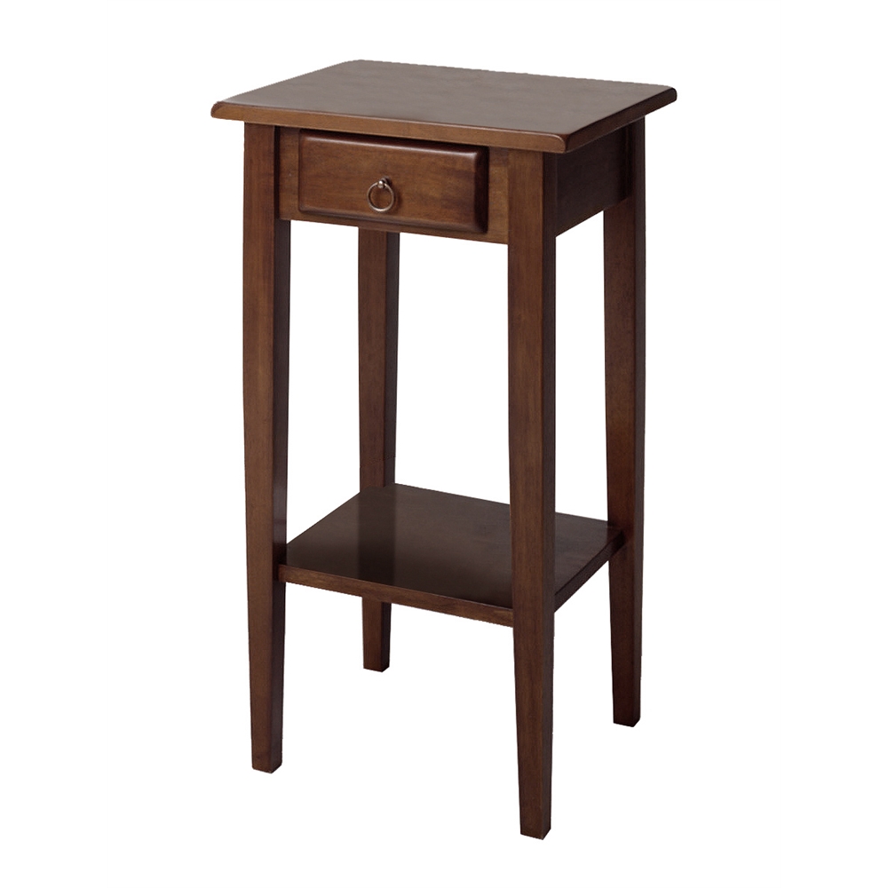 Regalia Accent Table with drawer, shelf. Picture 1
