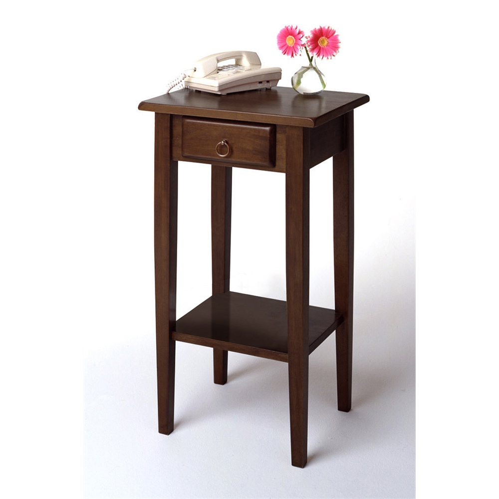 Regalia Accent Table with drawer, shelf. Picture 2